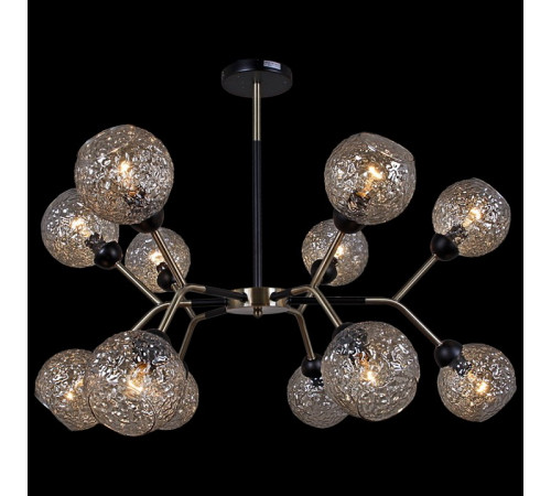 Люстра на штанге Illumico IL0268-12PSQ-79 BK AB