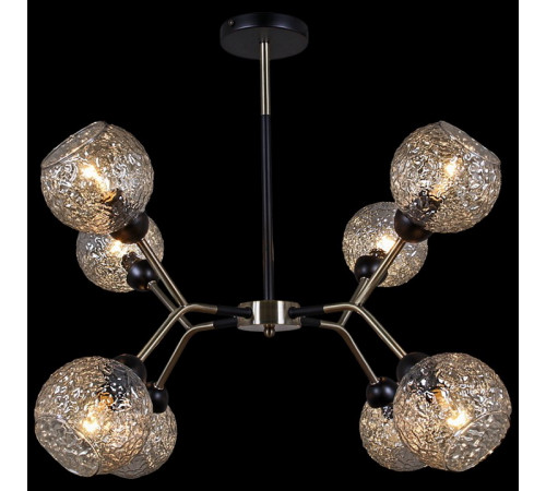 Люстра на штанге Illumico IL0268-8PSQ-79 BK AB