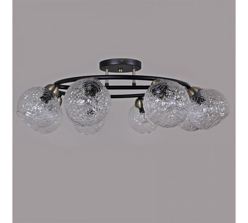 Люстра на штанге Illumico IL0296-8CSQ-79 BK AB