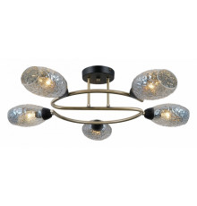 Люстра на штанге Illumico IL0300-5CSQ-79 BK AB