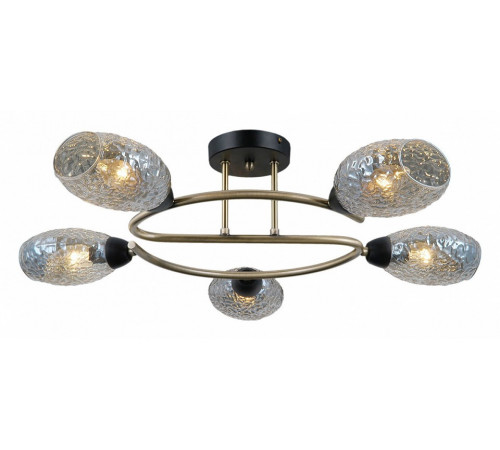Люстра на штанге Illumico IL0300-5CSQ-79 BK AB