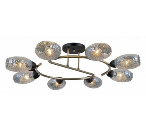 Люстра на штанге Illumico IL0300-8CSQ-79 BK AB