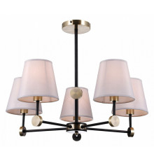 Люстра на штанге Illumico IL0394-5CSQ-24 BK AB CASTOR
