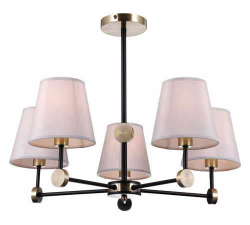 Люстра на штанге Illumico IL0394-5CSQ-24 BK AB CASTOR Люстра на штанге Illumico IL0394-5CSQ-24 BK AB CASTOR