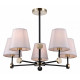 Люстра на штанге Illumico IL0394-5CSQ-24 BK AB CASTOR