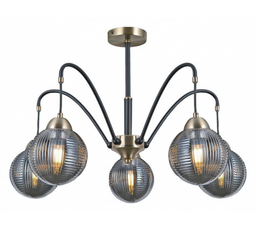 Люстра на штанге Illumico IL0433-5PSQ-79 BK AB