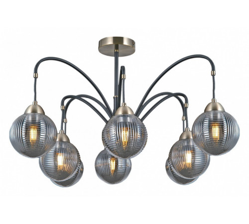 Люстра на штанге Illumico IL0433-8PSQ-79 BK AB