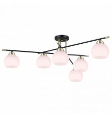 Потолочная люстра Illumico IL0446-6CSQ-24 BK AB LIBRA