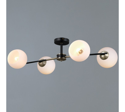 Люстра на штанге Illumico IL0469-4CSQ-24 BK AB LIBRA