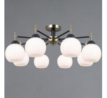 Люстра на штанге Illumico IL0579-8CSQ-25 BK AB TRENTO