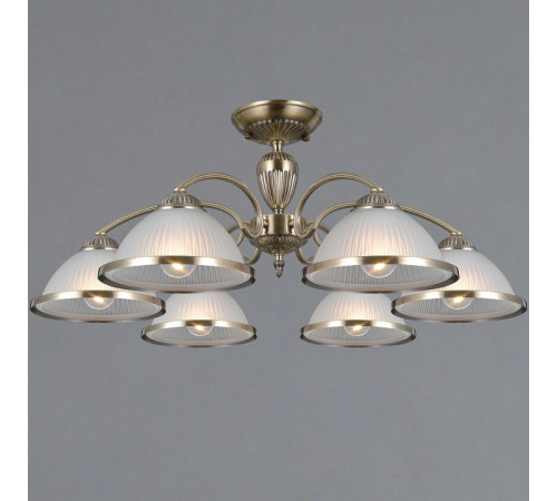 Люстра на штанге Illumico IL0596-6CSQ-25 AB AREZZO Люстра на штанге Illumico IL0596-6CSQ-25 AB AREZZO