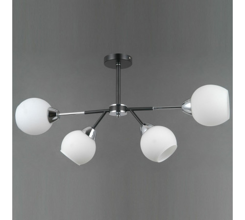 Люстра на штанге Illumico IL0715-4CSQ-24 BK CR LIBRA
