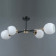 Люстра на штанге Illumico IL0715-4CSQ-24 BK GD LIBRA