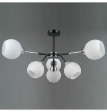 Люстра на штанге Illumico IL0715-6CSQ-24 BK CR LIBRA