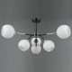 Люстра на штанге Illumico IL0715-6CSQ-24 BK CR LIBRA