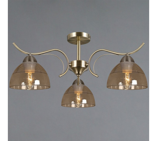 Люстра на штанге Illumico IL0733-3CSQ-25 AB AREZZO Люстра на штанге Illumico IL0733-3CSQ-25 AB AREZZO