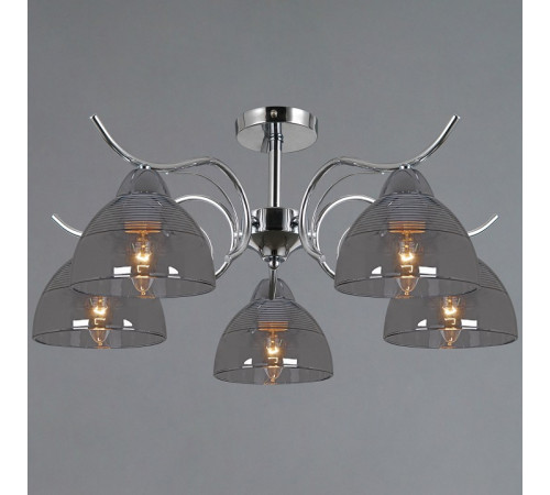 Люстра на штанге Illumico IL0733-5ASQ-25 CR AREZZO