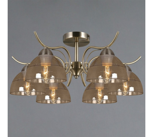 Люстра на штанге Illumico IL0733-6CSQ-25 AB AREZZO