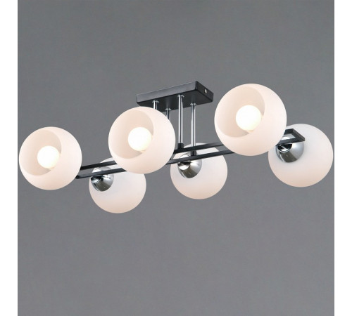 Потолочная люстра Illumico IL0791-6CSQ-25 BK CR TRENTO