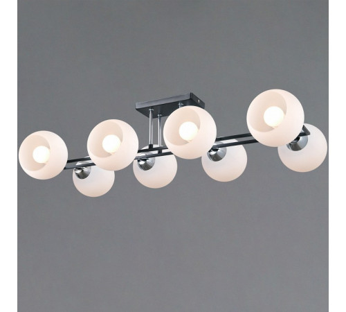 Потолочная люстра Illumico IL0791-8CSQ-25 BK CR TRENTO Потолочная люстра Illumico IL0791-8CSQ-25 BK CR TRENTO
