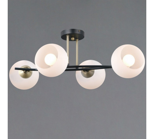Потолочная люстра Illumico IL0798-4CSQ-25 BK AB TRENTO