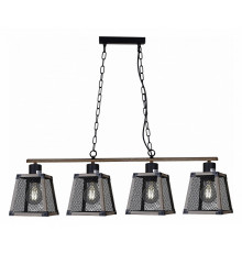 Подвесная люстра Illumico IL1006-4LL-05 BK WOOD