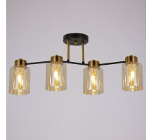 Потолочная люстра Illumico IL6111-4COU-79 BK GD Qui