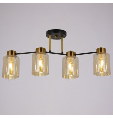 Потолочная люстра Illumico IL6111-4COU-79 BK GD Qui