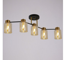 Потолочная люстра Illumico IL6111-5COU-79 BK GD Qui