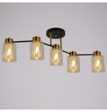Потолочная люстра Illumico IL6111-5COU-79 BK GD Qui