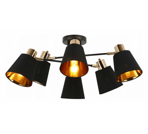 Потолочная люстра Illumico IL6116-6COU-79 BK GD Abelie Потолочная люстра Illumico IL6116-6COU-79 BK GD Abelie