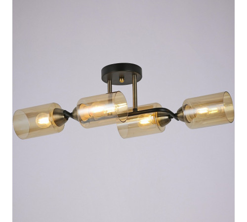 Потолочная люстра Illumico IL8148-4COU-79 BK BR Bice