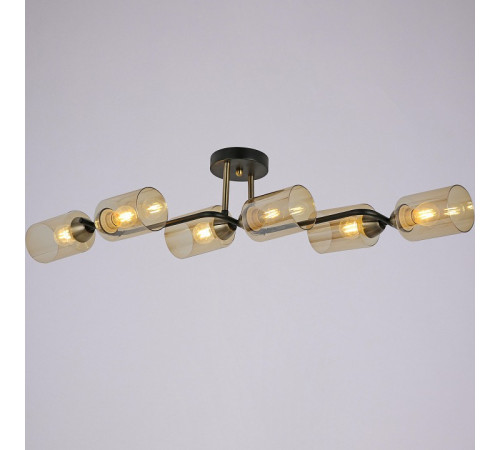 Потолочная люстра Illumico IL8148-6COU-79 BK BR Bice