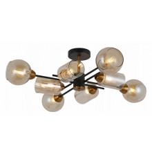 Люстра на штанге Illumico IL8243-8COU-79 BK GD
