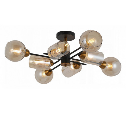 Люстра на штанге Illumico IL8243-8COU-79 BK GD Люстра на штанге Illumico IL8243-8COU-79 BK GD