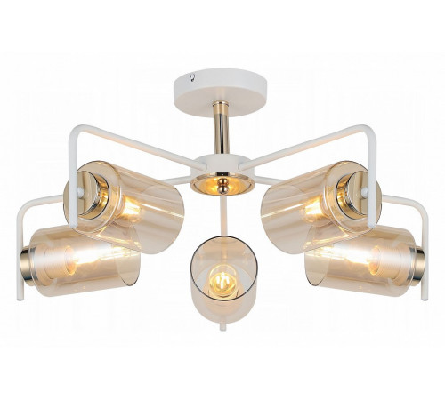 Люстра на штанге Illumico IL8248-5COU-79 WH GD