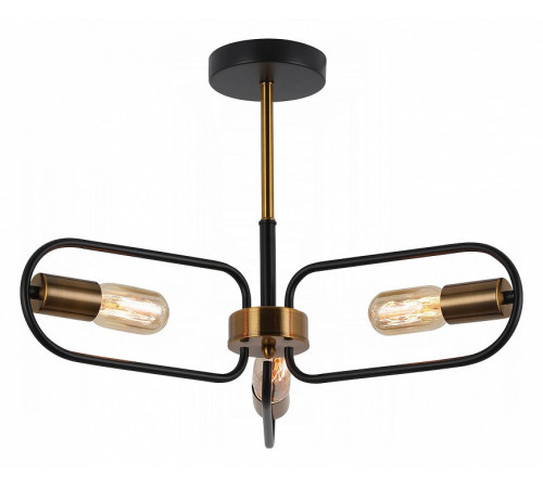 Люстра на штанге Illumico IL8253-3COU-79 BK GD