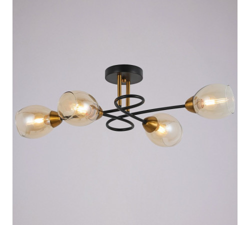 Потолочная люстра Illumico IL8263-4COU-79 BK GD Celeste