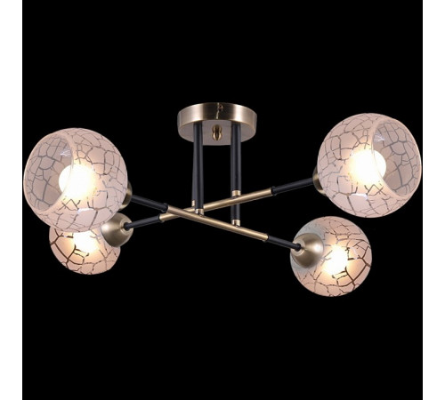 Люстра на штанге Illumico IL9573-4CSQ-79 BK AB Люстра на штанге Illumico IL9573-4CSQ-79 BK AB
