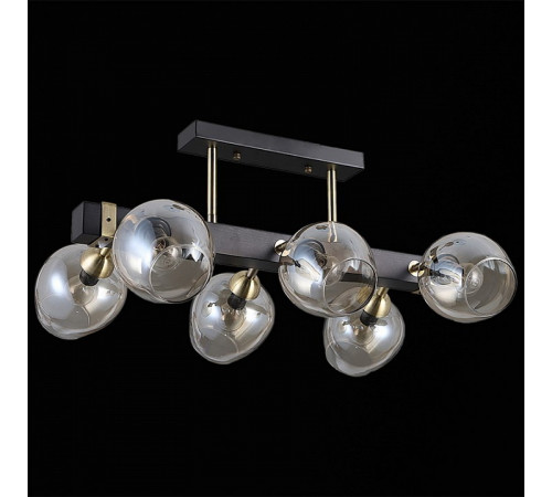Люстра на штанге Illumico IL9736-6CSQ-79 BK AB