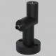 L-соединитель (IN-OUT) IMEX Thin & Smart IL.0060.4003-BK
