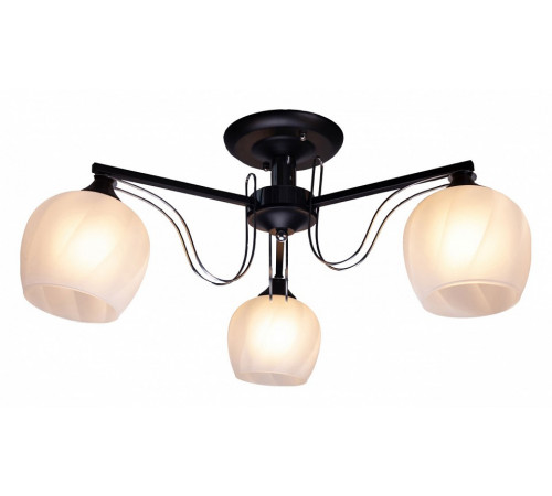 Потолочная люстра IMEX MD.05680-3-S BK+CH Потолочная люстра IMEX MD.05680-3-S BK+CH