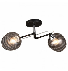 Люстра на штанге IMEX MD.1042-2-S BK+CH