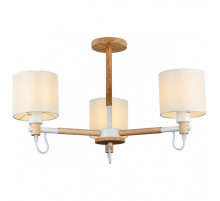 Люстра на штанге IMEX MD.19107-3-S-WOOD+WH