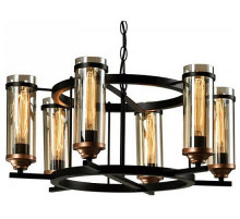 Подвесная люстра IMEX Temple MD.20541-6-P-BK+AB