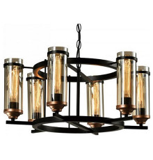 Подвесная люстра IMEX Temple MD.20541-6-P-BK+AB
