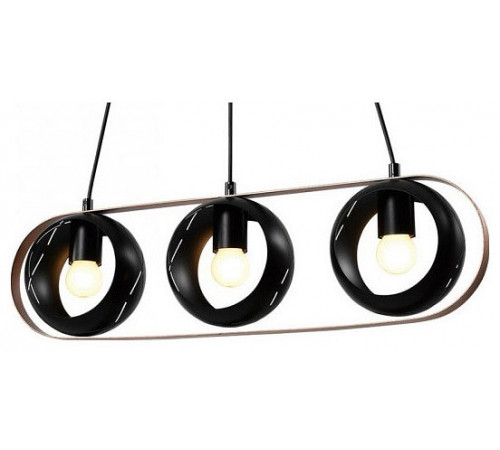 Подвесной светильник IMEX Rolf MD.21744-3-P-BK+CP Подвесной светильник IMEX Rolf MD.21744-3-P-BK+CP