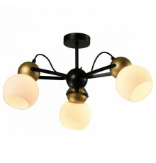 Люстра на штанге IMEX Cleo MD.22438-3-S-BK+GD