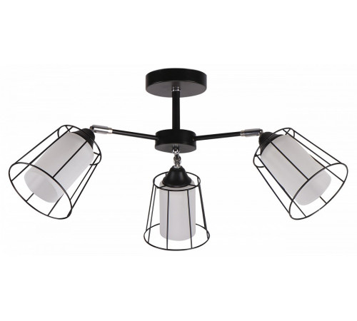Потолочная люстра IMEX MD.24380-3-S BK+CH Потолочная люстра IMEX MD.24380-3-S BK+CH