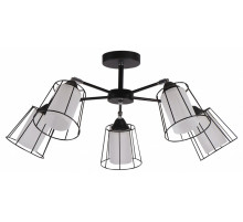 Потолочная люстра IMEX MD.24380-5-S BK+CH